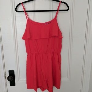 Bright Red Romper