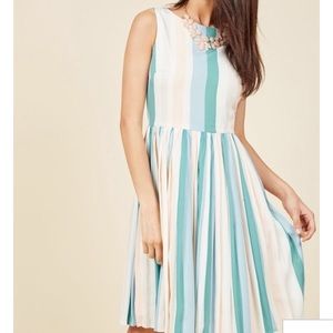 Mod Cloth Pastel Stripe Dress