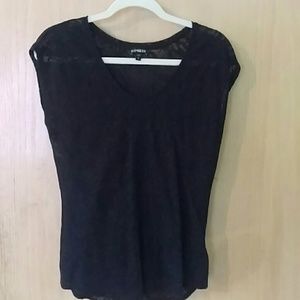 Black Lace Express Top