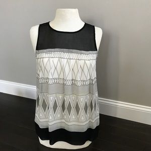 NWT Joie sheer sleeveless silk blouse
