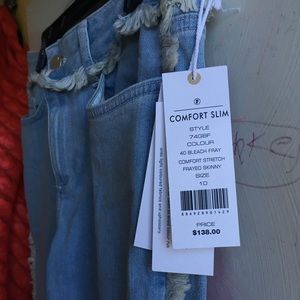 French Connection Frayed Jeans