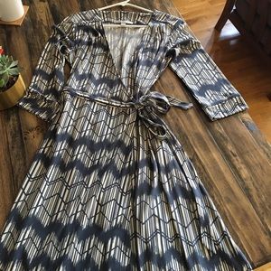 Faux wrap dress