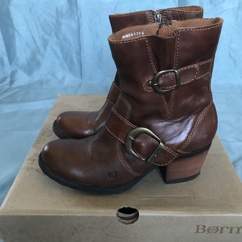 Born Galene leather boots