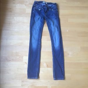 Hollister dark blue jeans