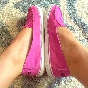 Sperry Top Slider Canvas Flats