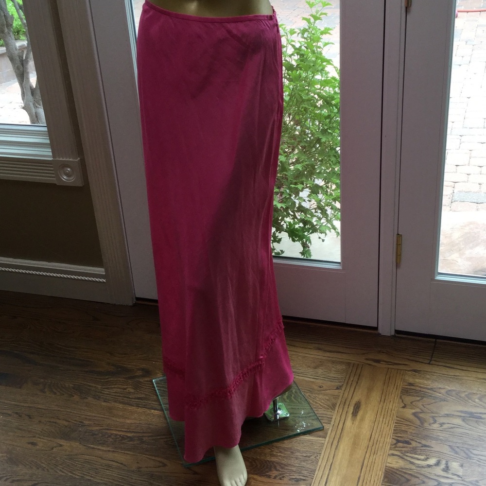 Hot pink skirt