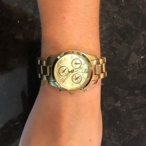 Women's Authentic Michael Kors Gold Watch