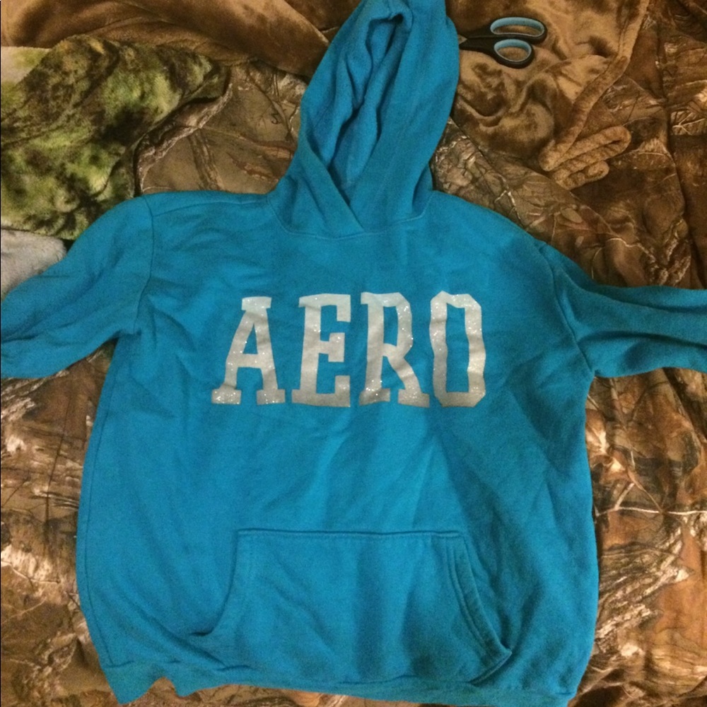 Blue Aeropostale pullover