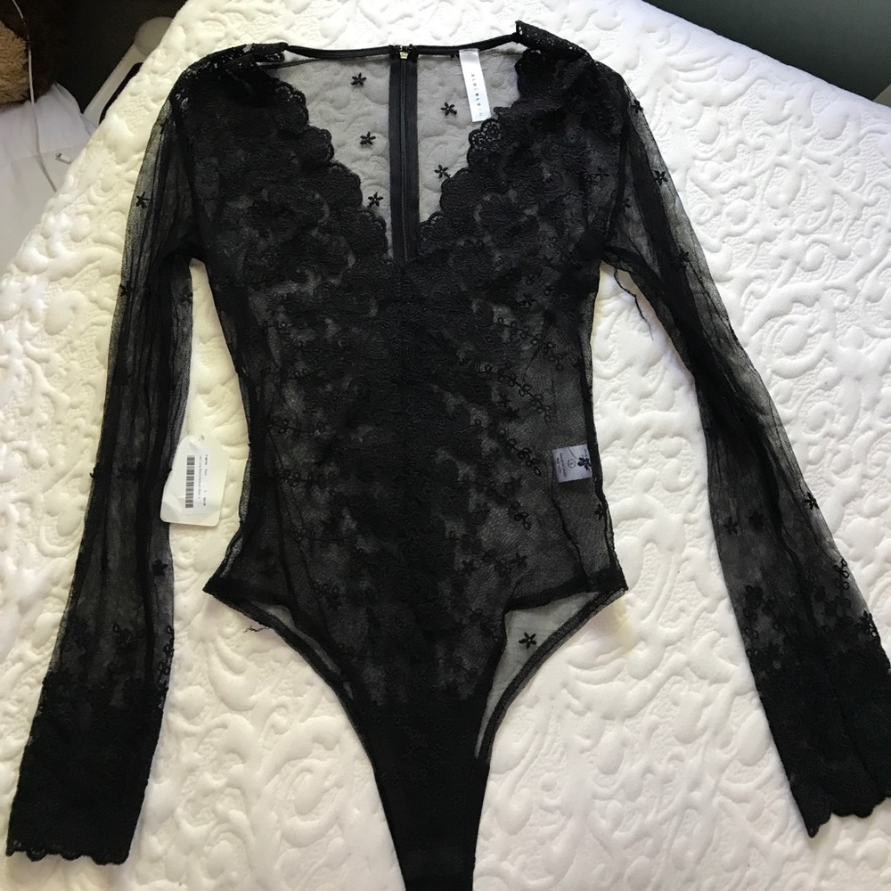 Black Lace Bodysuit