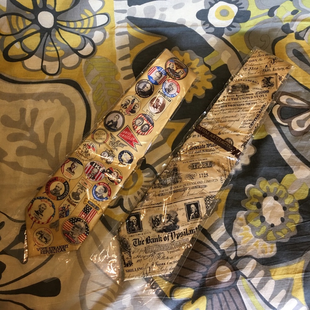 Two silk ties