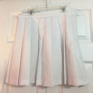 American Apparel white tennis skirt