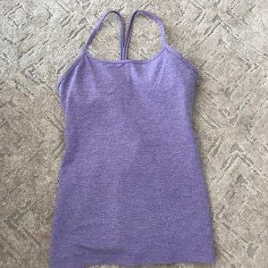 Lululemon Power Y tank with shelf bra. Like new!!