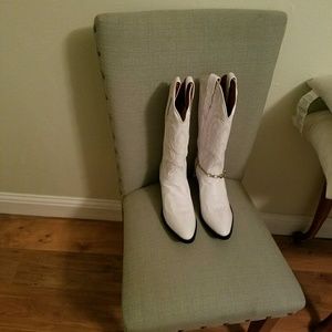 White Cowboy Boots