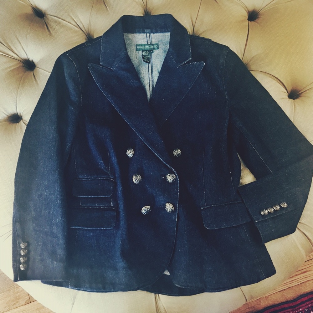 Amazing Ralph Lauren Military Jean Blazer