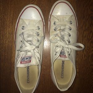 White Low Top Converse