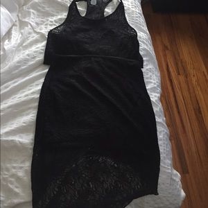New lace black two piece