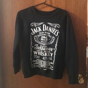 Jack daniels pull over sweatshirt