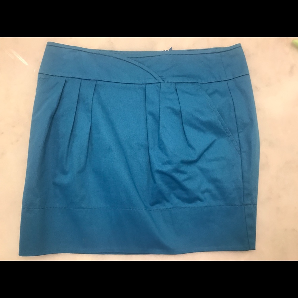 Trina Turk Blue Mini Skirt Size 0