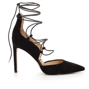 Sam Edelman Helaine Suede Lace Up Pump