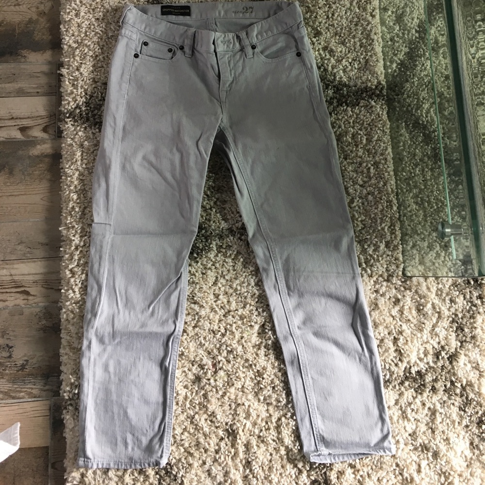 J. Crew Cropped Matchstick Jeans