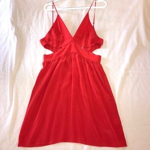 Burnt orange/red sun dress