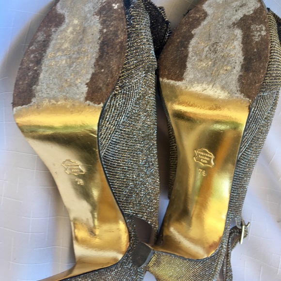 ♦️ Sacha London Metallic Platform Wedges 7.5 ♦️ - Picture 4 of 5