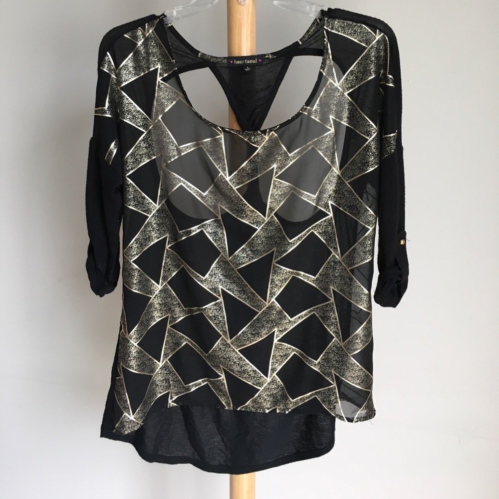 New Sale‼️ Black/Gold shirt