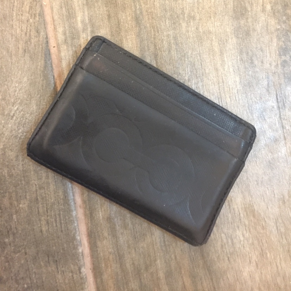 Coach card holder