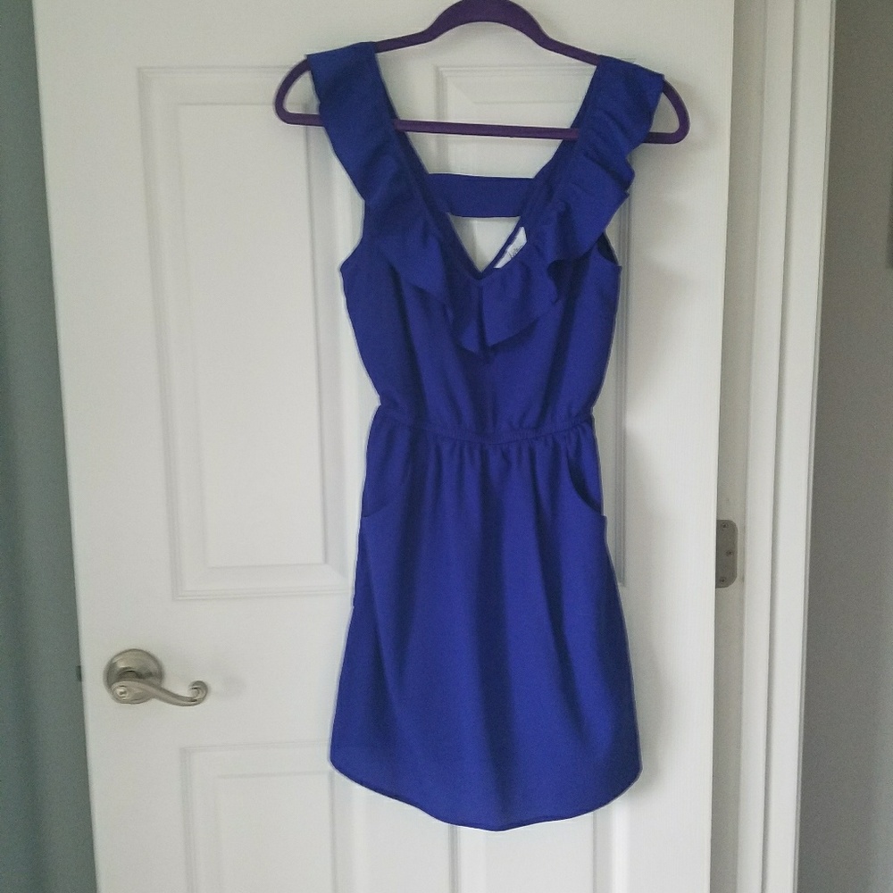 Blue sundress