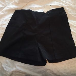 New black high waisted shorts