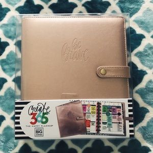 The Classic Happy Planner Deluxe Cover, Rose Gold