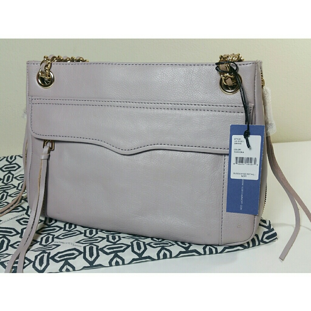 NWT Rebecca Minkoff Swing Shoulder Handbag tortora