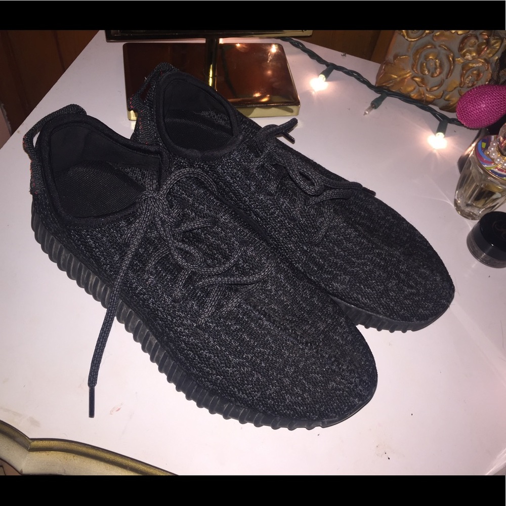 All black Yeezy Boost
