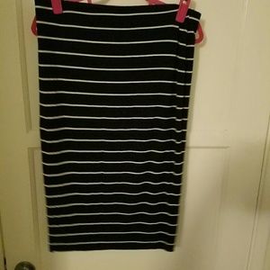 Vince Camuto striped pencil skirt