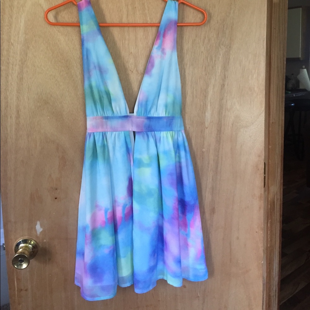Tye dye short dress