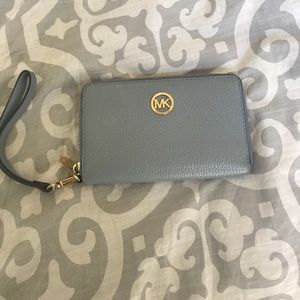 Baby blue Michael kors wallet