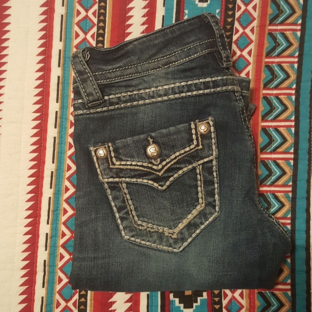 Girls stetson jeans. Size 0 Xlong