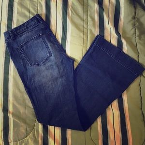 Lauren Conrad Medium Wash Flare Jeans Size 12