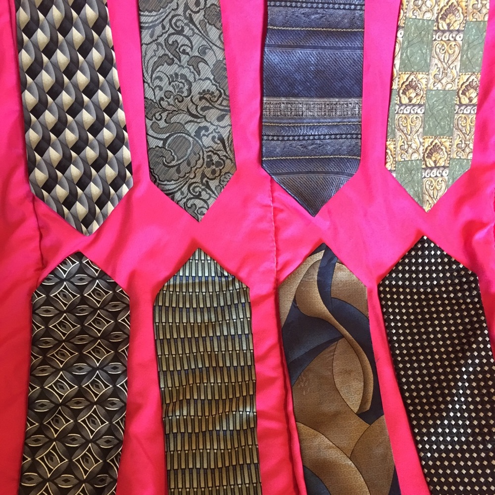 Mixed set of 8 men's ties