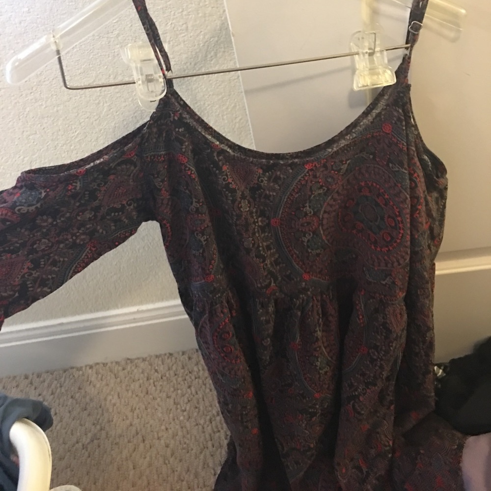 Off the shoulder baby doll dress