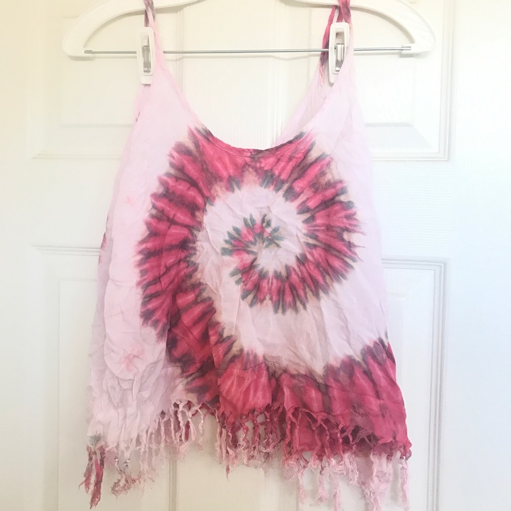 Pink swirl crop top!💖