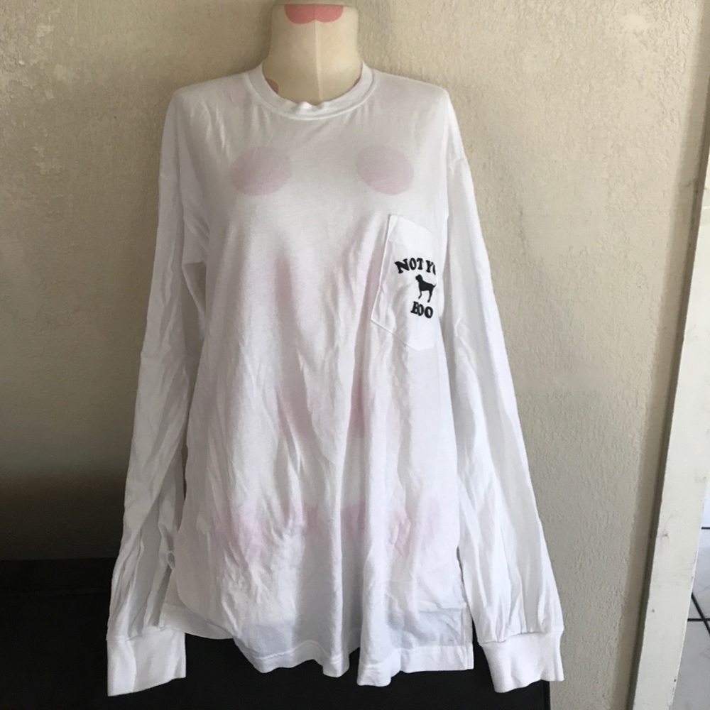 VS PINK "Not You Boo" Halloween long sleeve