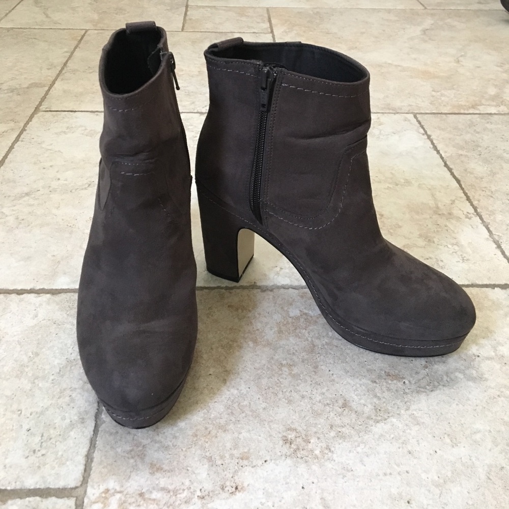 Dark Grey Booties Size 37