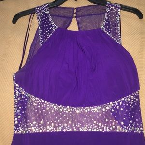 Purple homecoming/prom dress!