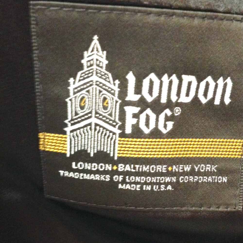 LONDON FOG - Men's Grey Wool Overcoat - Picture 5 of 8