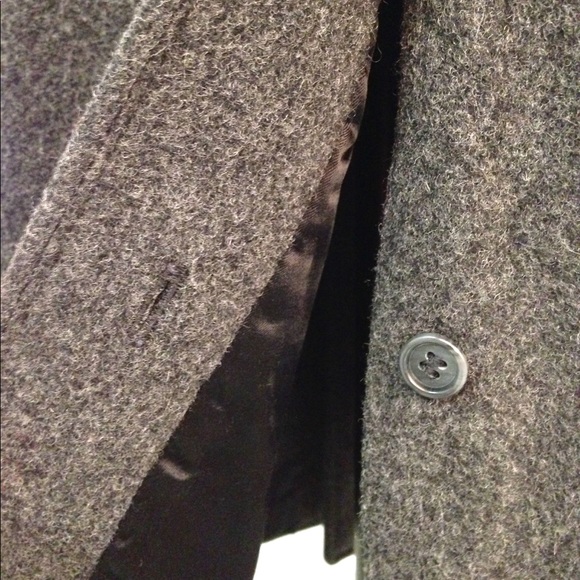 LONDON FOG - Men's Grey Wool Overcoat - Picture 4 of 8