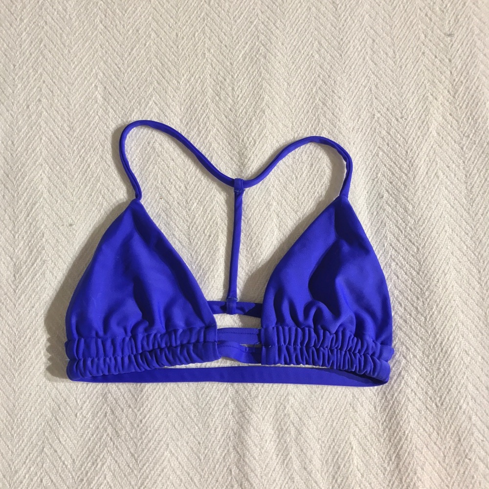 Montce Swim, Blue T X tri band bikini top