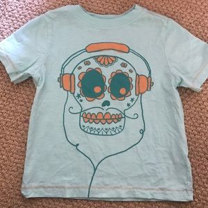 Crazy 8 sugar skull toddler tee