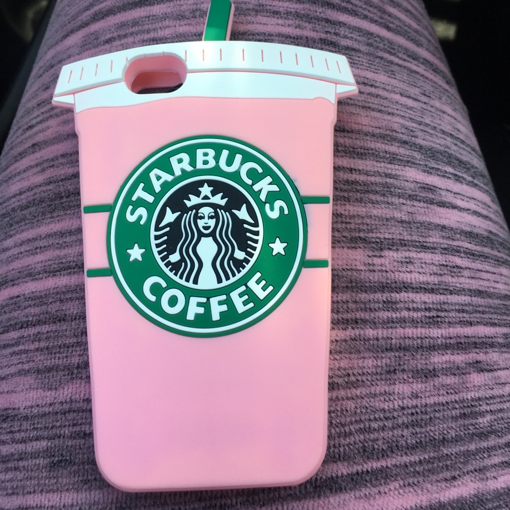 iPhone 5 Starbucks pink case