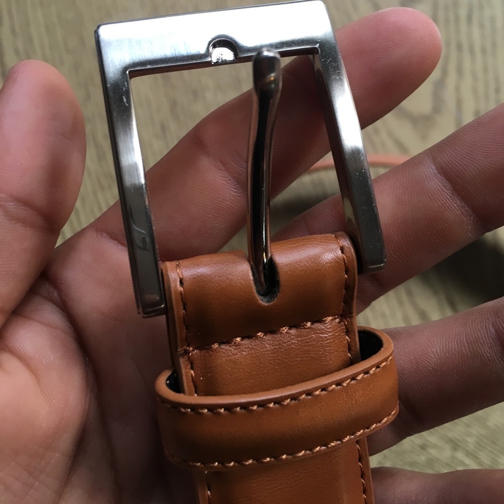 Croft & Barrow Soft Tan Leather Belt